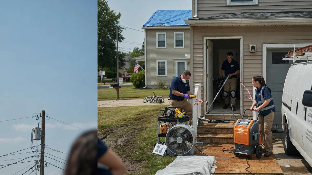 Water Damage Repair in Leesburg, IN near me